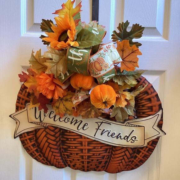 Handmade Fall Wreath - Picture 1 of 3